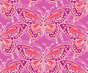 Quilting Cotton - Flutter Pink - FLU01P