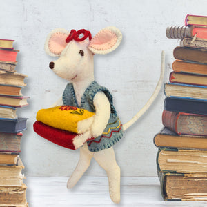 Little librarian Mouse felt kit