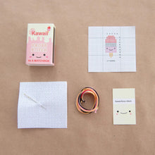 Load image into Gallery viewer, Kawaii Mini Ice Lolly Cross stitch kit