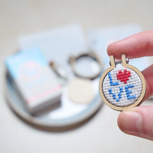 Love Letters Mini Cross Stitch Kit