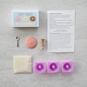 Make your own mini donut in a matchbox kit