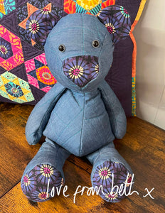 Patchwork Ted Sewing Pattern