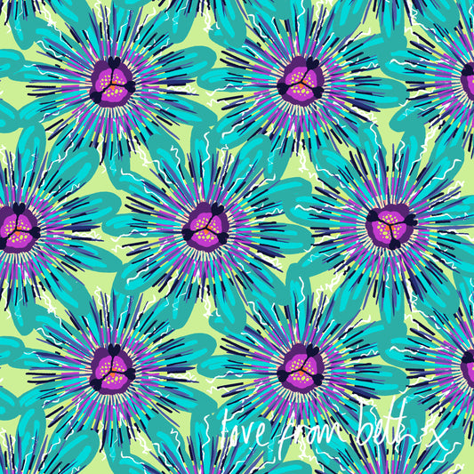 Quilting Cotton - Passion - Aqua