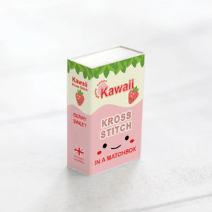 Kawaii Strawberry Mini Cross Stitch Kit