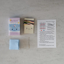 Load image into Gallery viewer, Kawaii Unicorn Mini Cross Stitch Kit