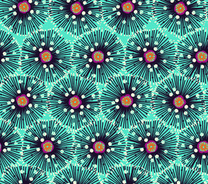 Quilting Cotton - Urchin Aqua - URCH02A