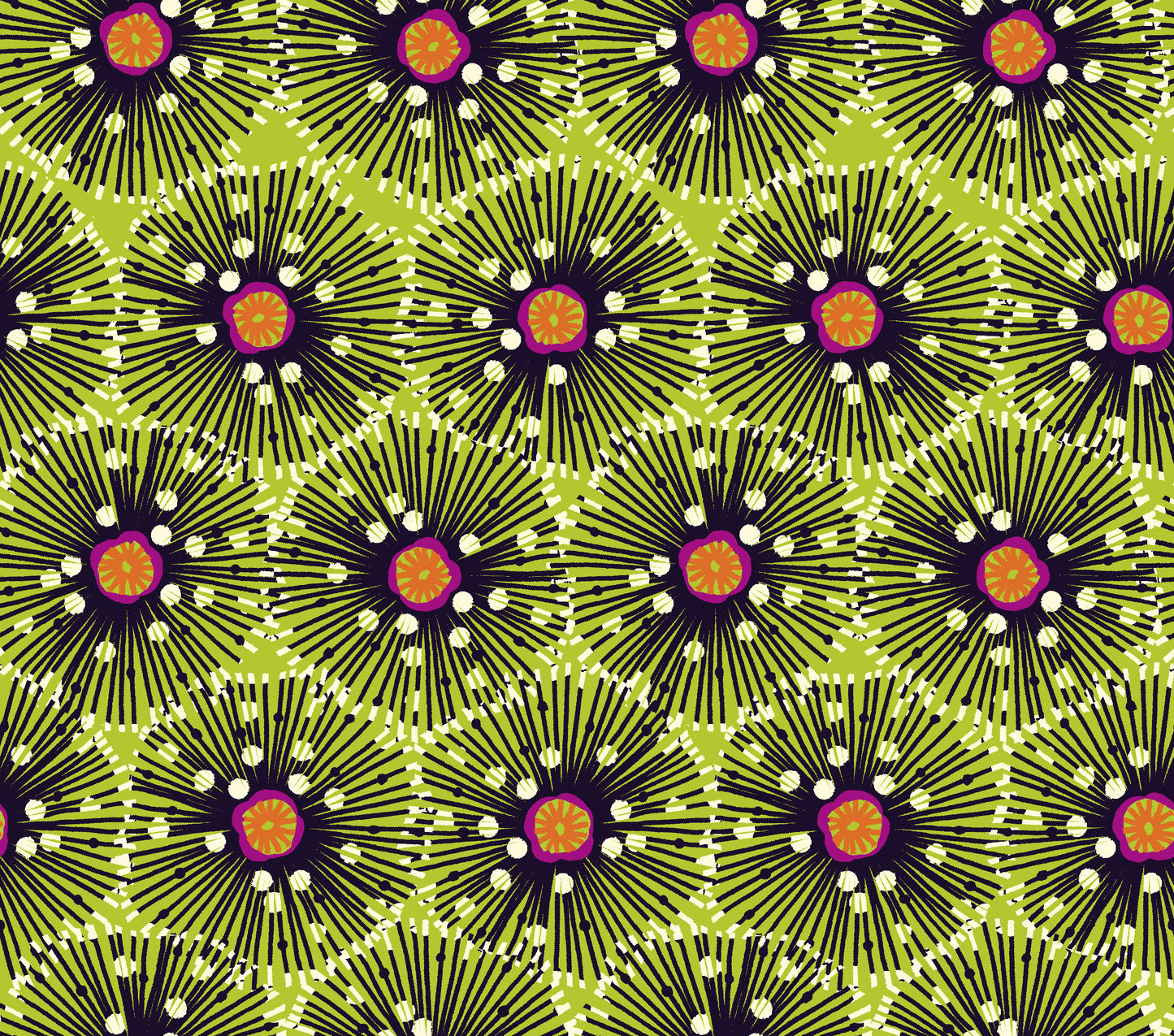 Quilting Cotton - Urchin Lime - URCH04L