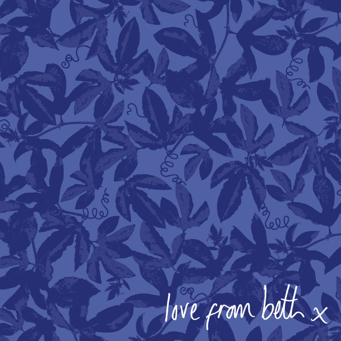 Quilting Cotton - Vines Blue - VIN01B
