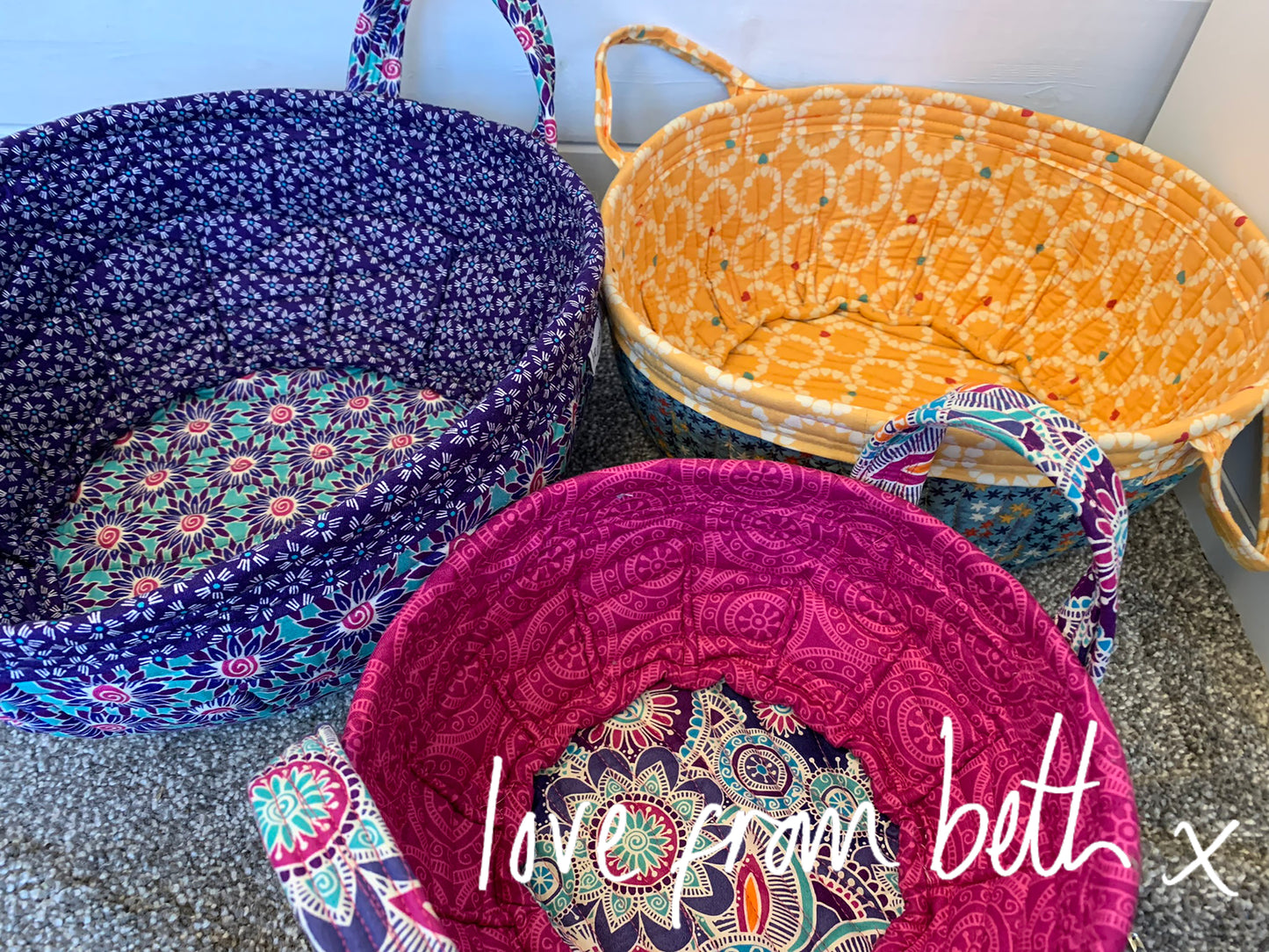 Project Baskets Sewing Pattern