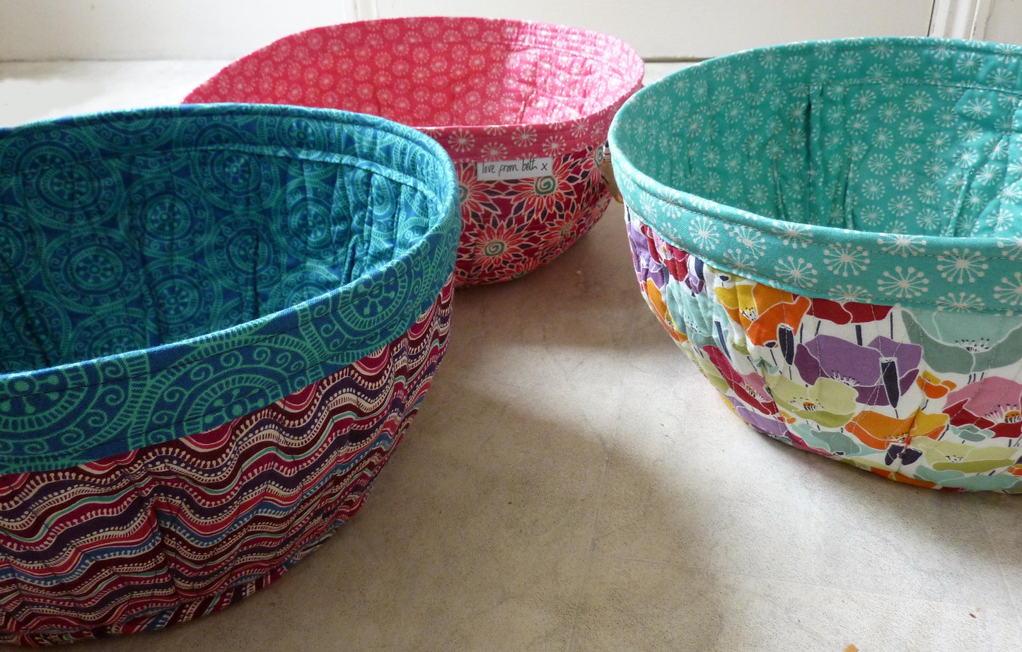 Project Baskets Sewing Pattern