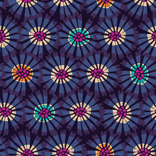 Load image into Gallery viewer, Quilting Cotton - In Bloom - Tiger Flower Navy - BL0201N