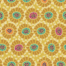 Load image into Gallery viewer, Quilting Cotton - In Bloom - Tiger Flower Yellow - BL0203Y