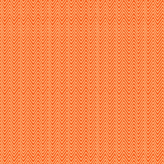 Quilting Cotton - In Bloom - Ziggy Orange - BL0304O