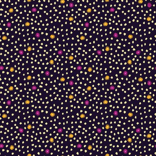 Quilting Cotton - In Bloom - Flower Spot Dark - BL0402D