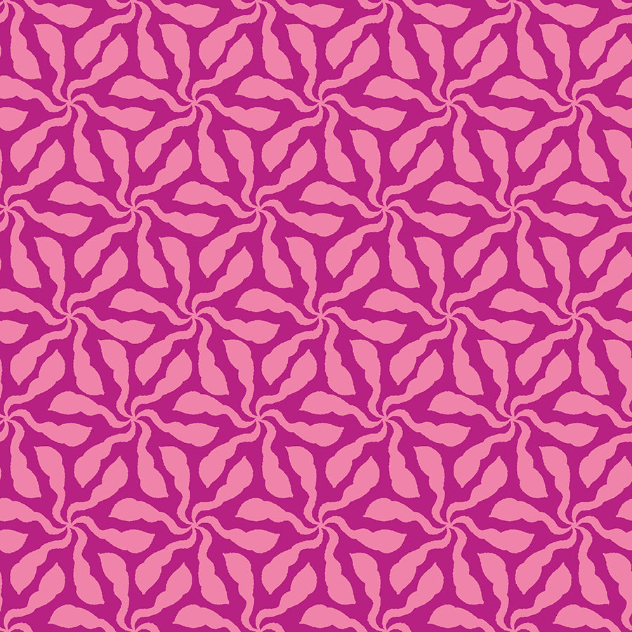Quilting Cotton - In Bloom - Swirly Whirly Pink - BL0503P