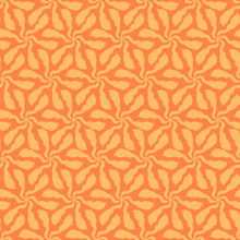 Load image into Gallery viewer, Quilting Cotton - In Bloom - Swirly Whirly Orange - BL0504O