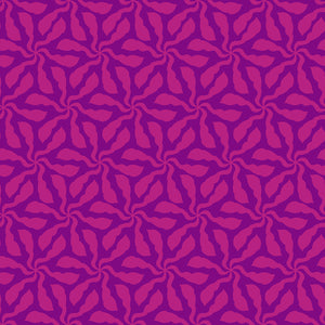 Quilting Cotton - In Bloom - Swirly Whirly Purple Pink - BL0506PP