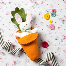 Load image into Gallery viewer, Bunny in Carrot Felt Craft Mini Kit