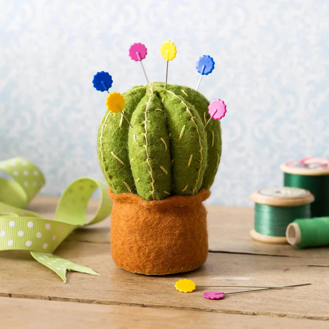 Cactus Pincushion Felt Sewing Kit