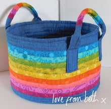Load image into Gallery viewer, Rainbow Basket Sewing Pattern