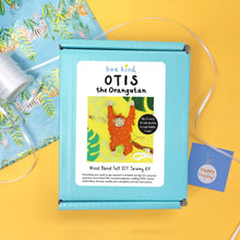 Load image into Gallery viewer, Otis the Orangutan Felt DIY Sewing Kit