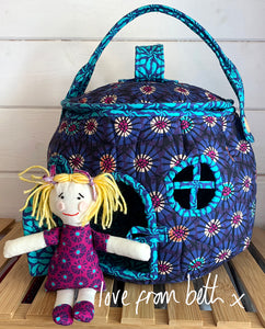 Dilly Dolly House sewing pattern