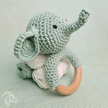 Load image into Gallery viewer, Baby Elephant Rattle Crochet kit - Hardicraft