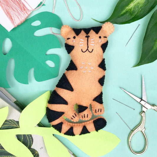 Theo the Tiger Felt DIY Sewing Kit