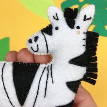 Load image into Gallery viewer, Zeus the Zebra Felt DIY Sewing Kit
