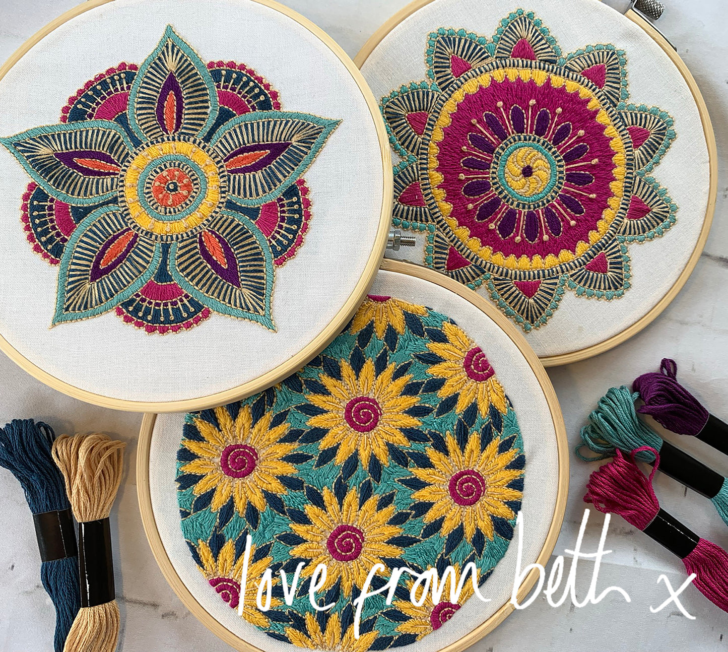 Sunflowers Embroidery Kit