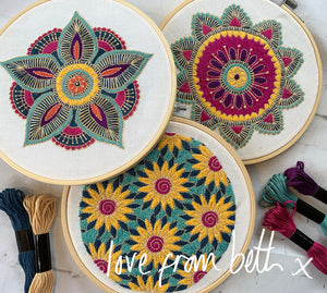 Doodle Daisy Embroidery Kit