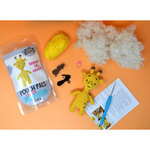 Knitty Critters - Pouch Pals - Bridget The Giraffe Crochet Kit