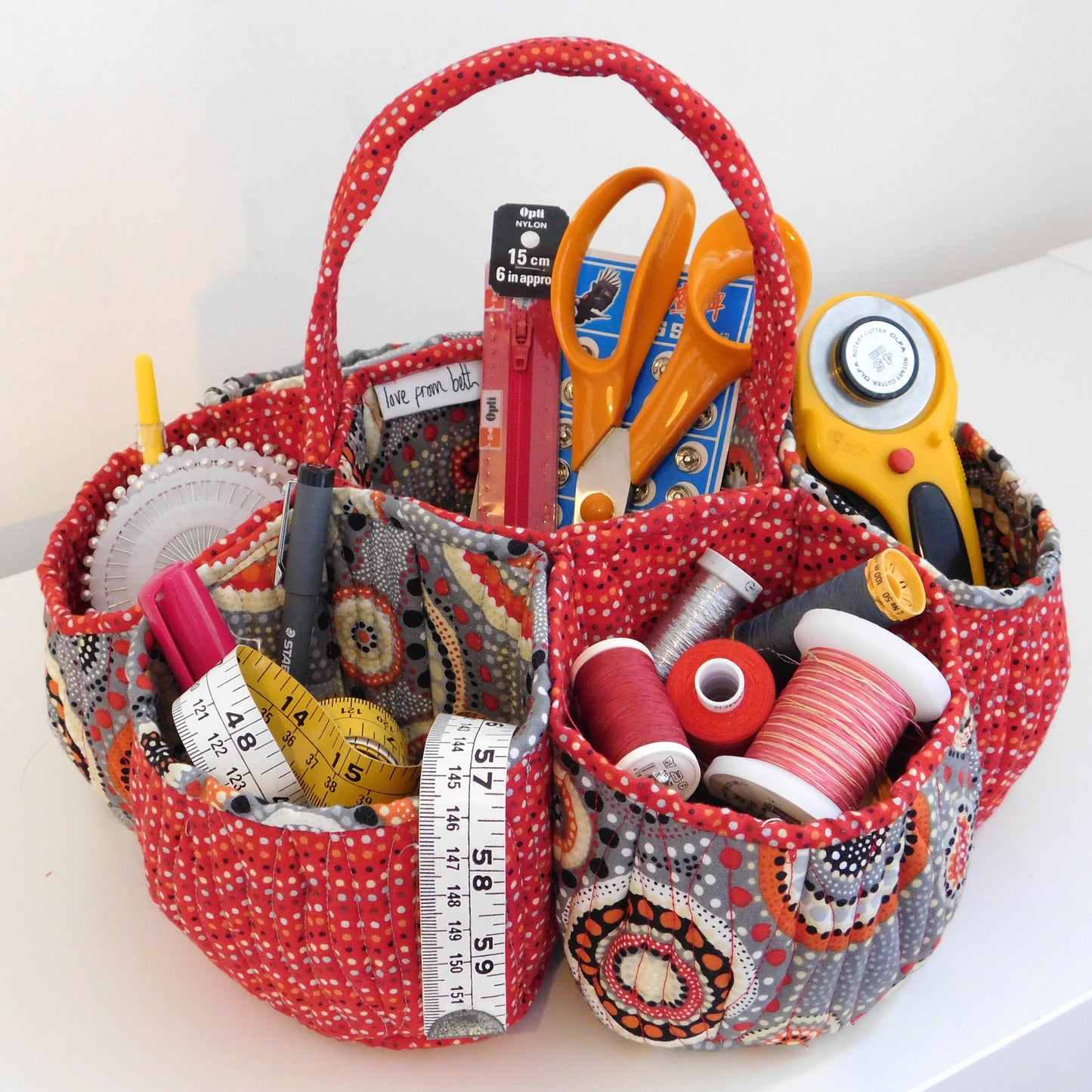 Honeycomb Basket Sewing Pattern