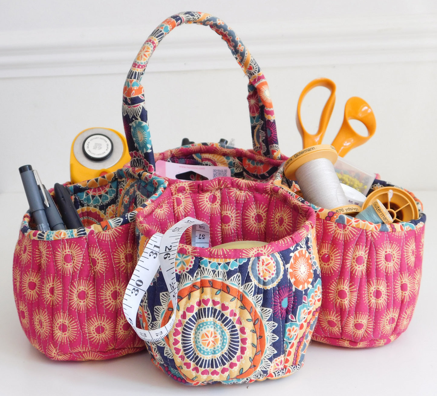 Honeycomb Basket Sewing Pattern