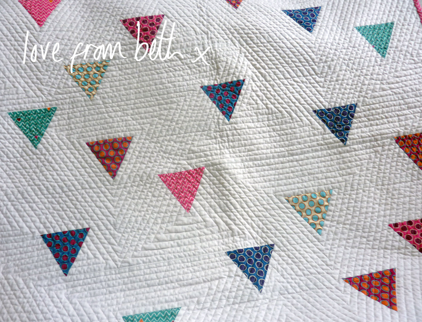 Arrow Drops Baby Quilt Sewing Pattern