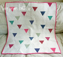 Load image into Gallery viewer, Arrow Drops Baby Quilt Sewing Pattern