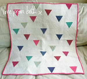 Arrow Drops Baby Quilt Sewing Pattern