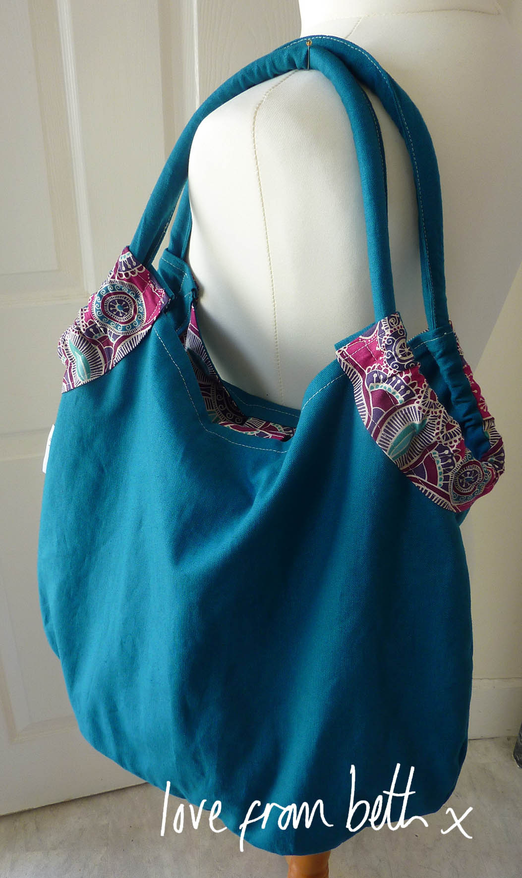 Reversible Shopping Bag Sewing Pattern