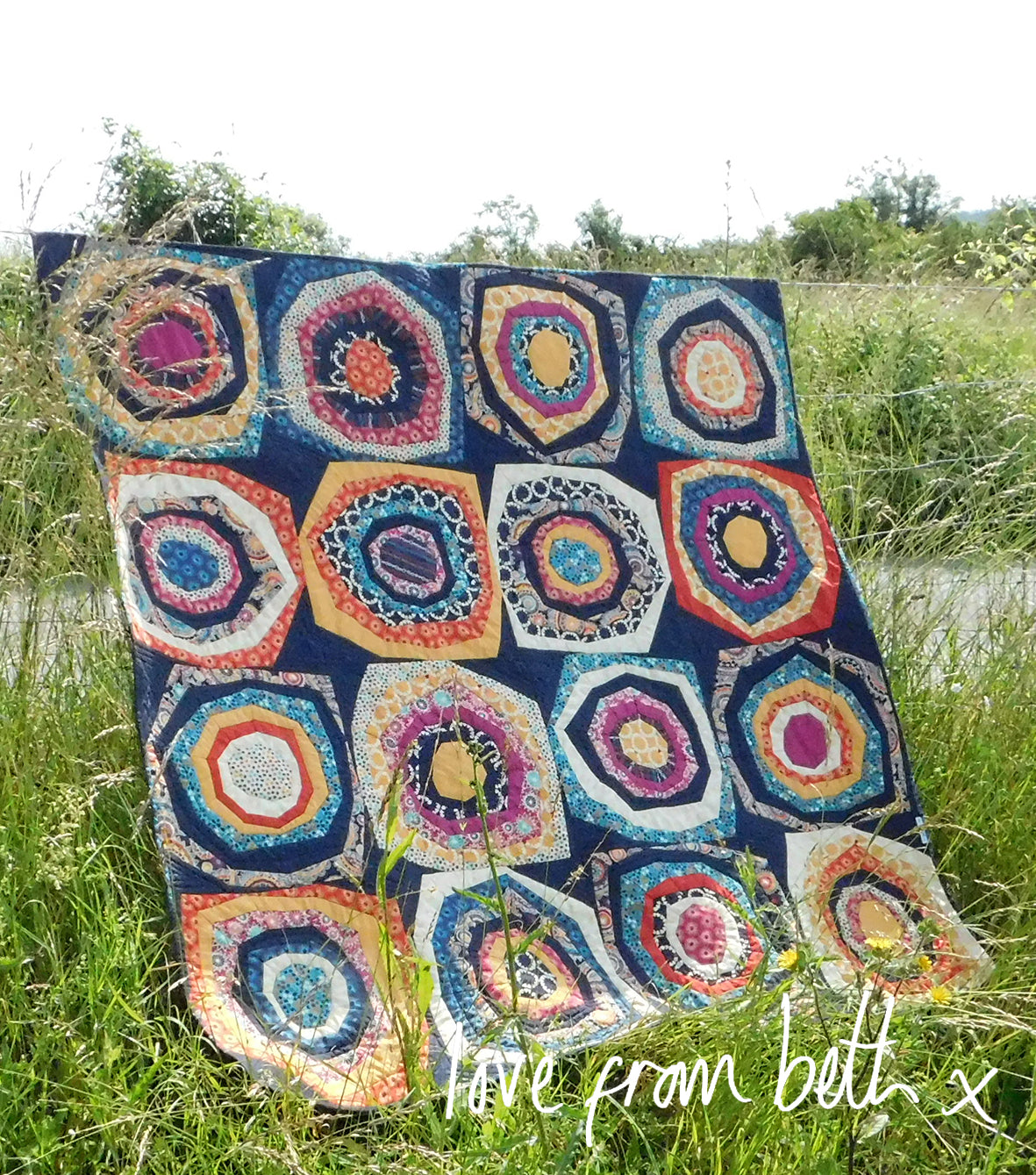 Stone Roses Quilt Sewing Pattern – Love From Beth