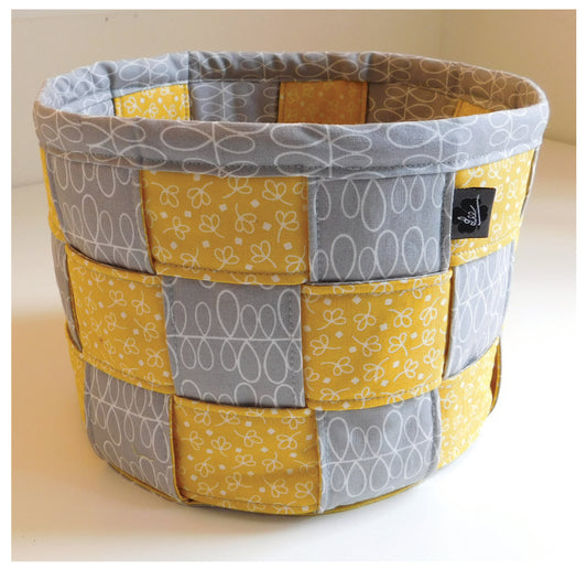 A Lovely Woven Basket Sewing Pattern