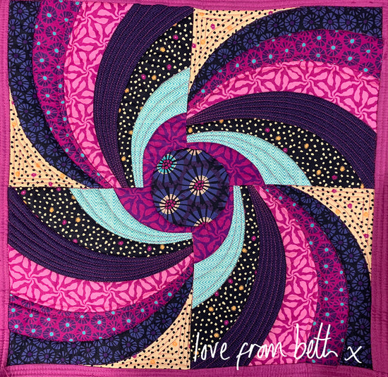 Vortex Quilt Block Sewing Pattern – Love From Beth