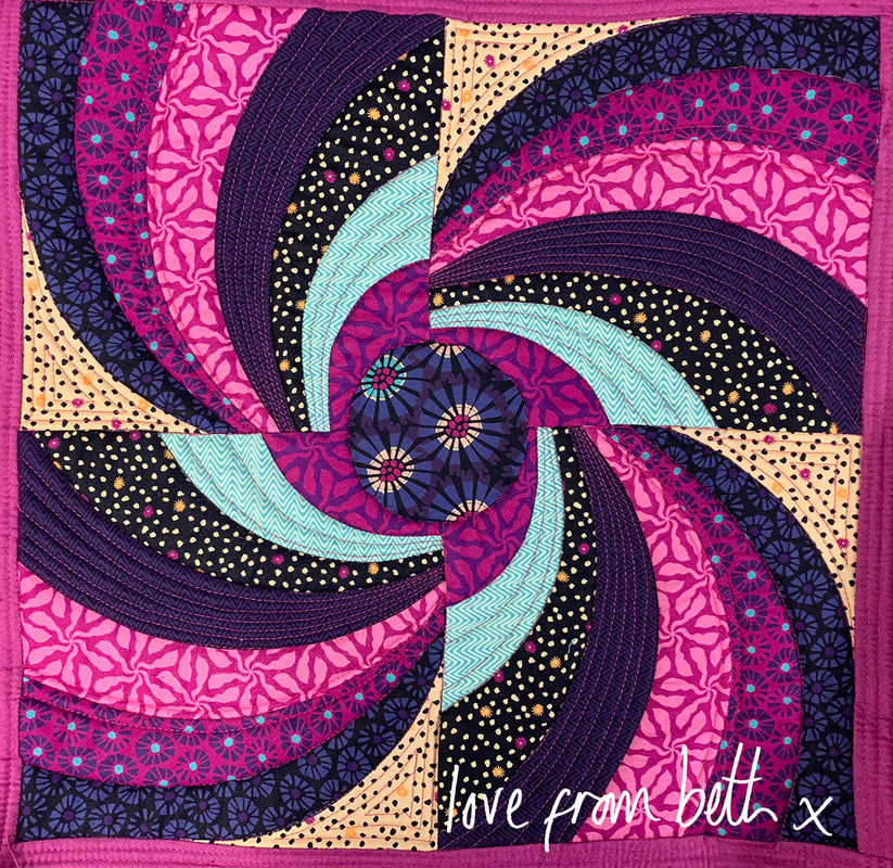 Vortex Quilt Block Sewing Pattern – Love From Beth
