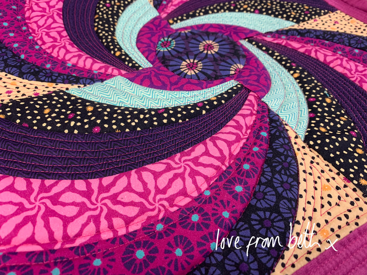Vortex Quilt Block Sewing Pattern – Love From Beth