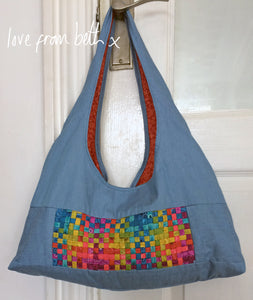 Woven Panel Bag Sewing Pattern