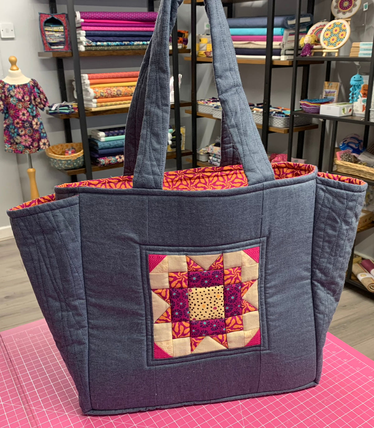 Building Block Bags Pattern Big Block Bag Sewing Pattern – Love From Beth